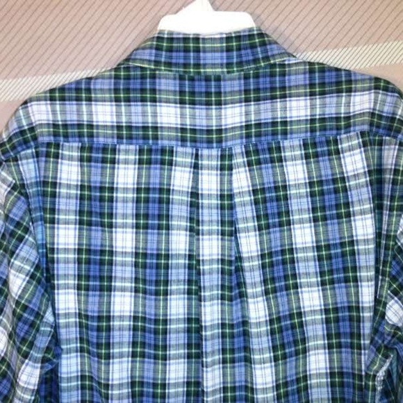 MEN'S GAP PLAID BUTTON-DOWN POCKET SHIRT SIZE M - Picture 5 of 8